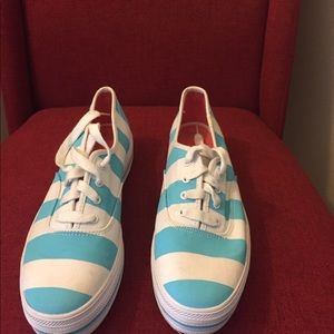 Kate spade ked's classic striped sneakers